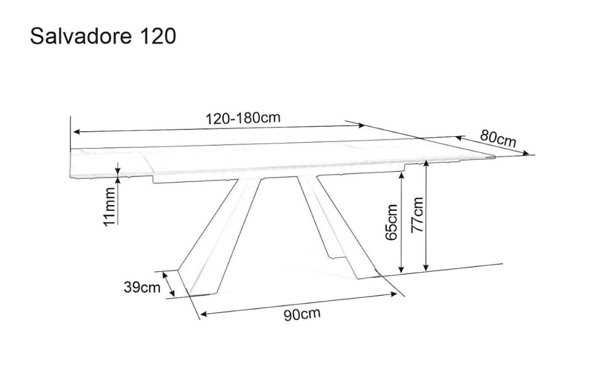 Stalas SALVADORE CERAMIC II 120
