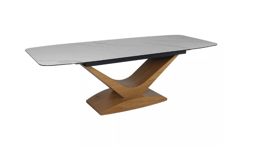 Valgomojo komplektas - Stalas DOLCE CERAMIC + Kėdės CHERRY VELVET