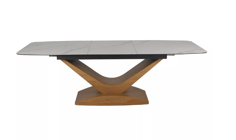 Valgomojo komplektas - Stalas DOLCE CERAMIC + Kėdės CHERRY VELVET