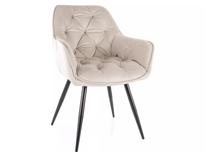 Valgomojo komplektas - Stalas DOLCE CERAMIC + Kėdės CHERRY VELVET