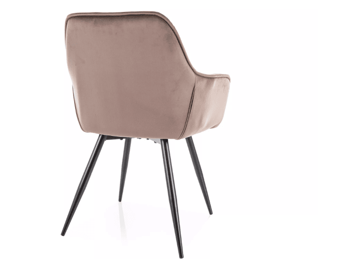 Valgomojo komplektas - Stalas DOLCE CERAMIC + Kėdės CHERRY VELVET