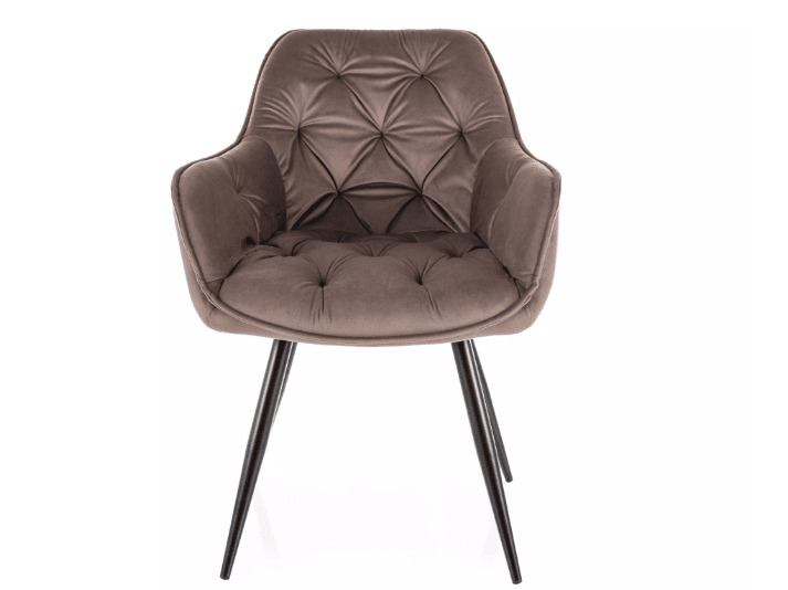 Valgomojo komplektas - Stalas DOLCE CERAMIC + Kėdės CHERRY VELVET