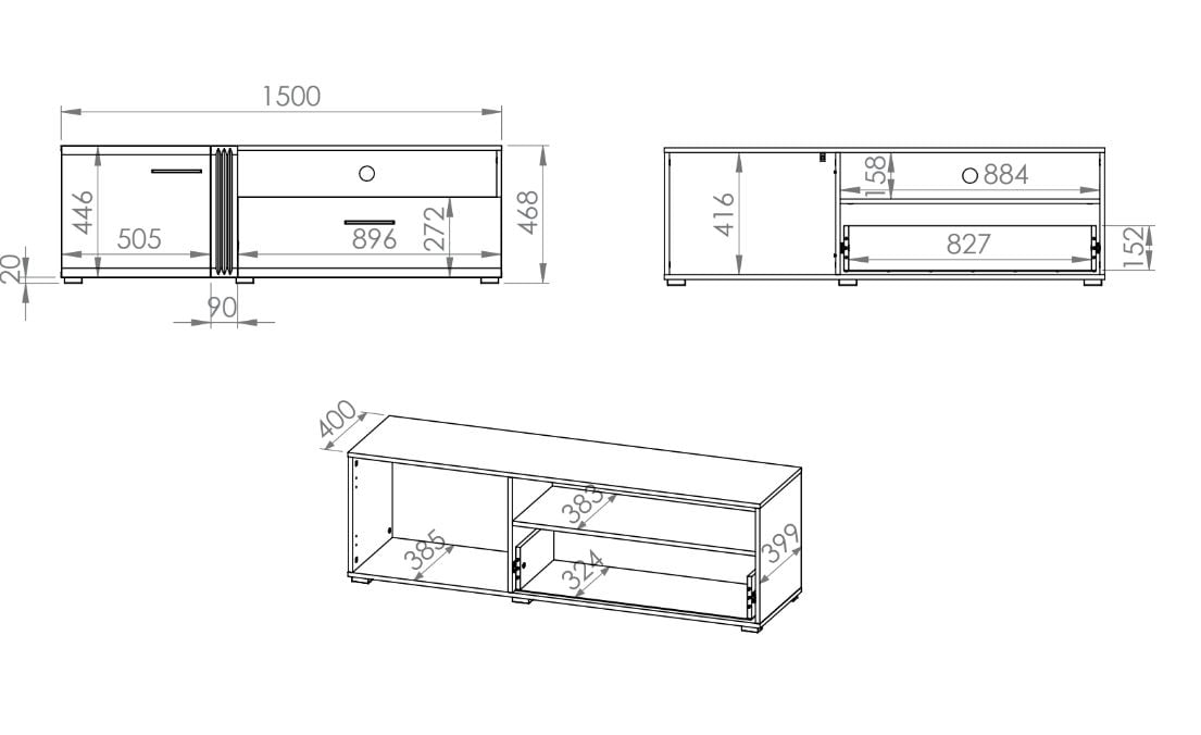 TV spintelė ADAGIO 07