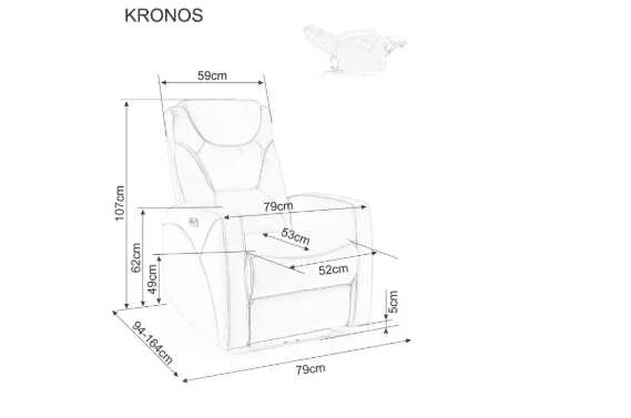 Fotelis KRONOS VELVET