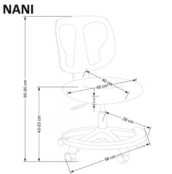 Darbo kėdė NANI