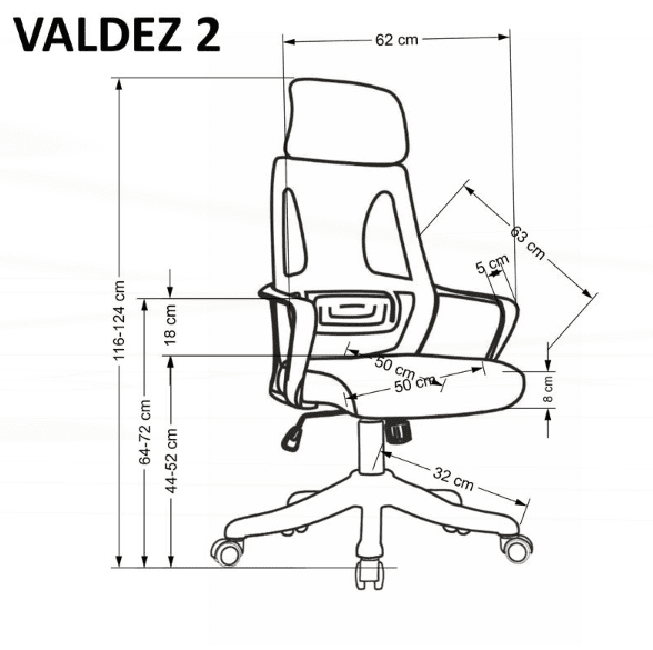 Darbo kėdė VALDEZ 2