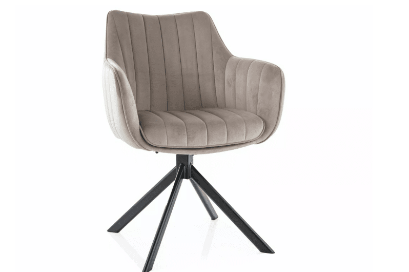 Valgomojo komplektas - Stalas COLUMBUS CERAMIC + Kėdės AZALIA VELVET