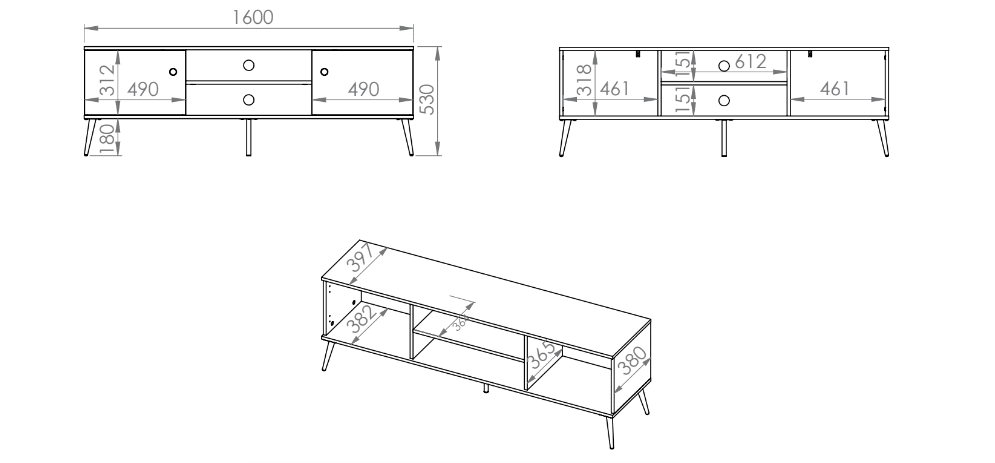 TV spintelė MARINE 05