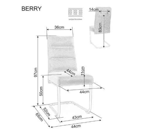 Kėdė BERRY BREGO