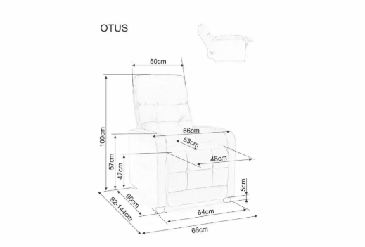 Fotelis OTUS BREGO