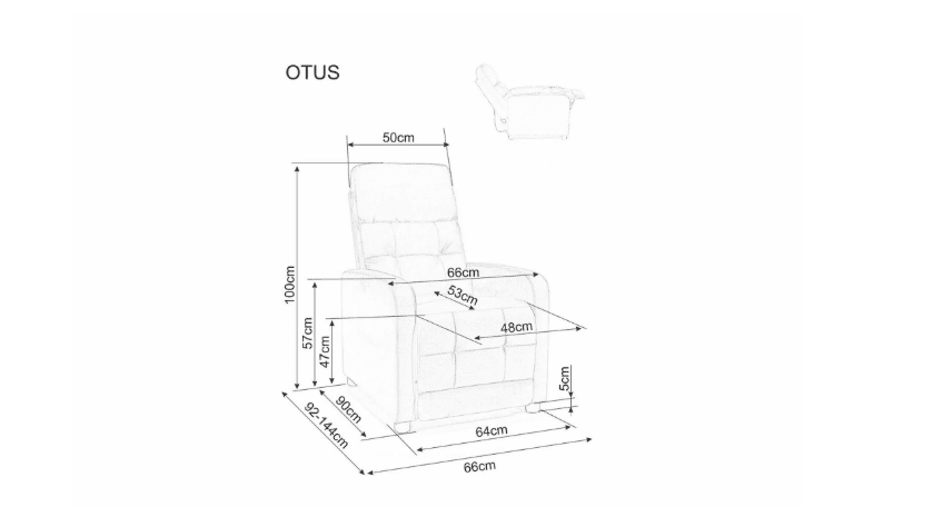 Fotelis OTUS VELVET