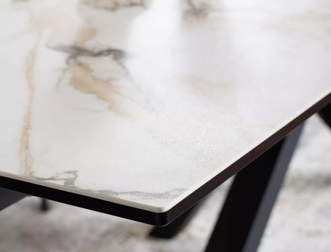 Išskleidžiamas stalas COLUMBUS CERAMIC AMBER