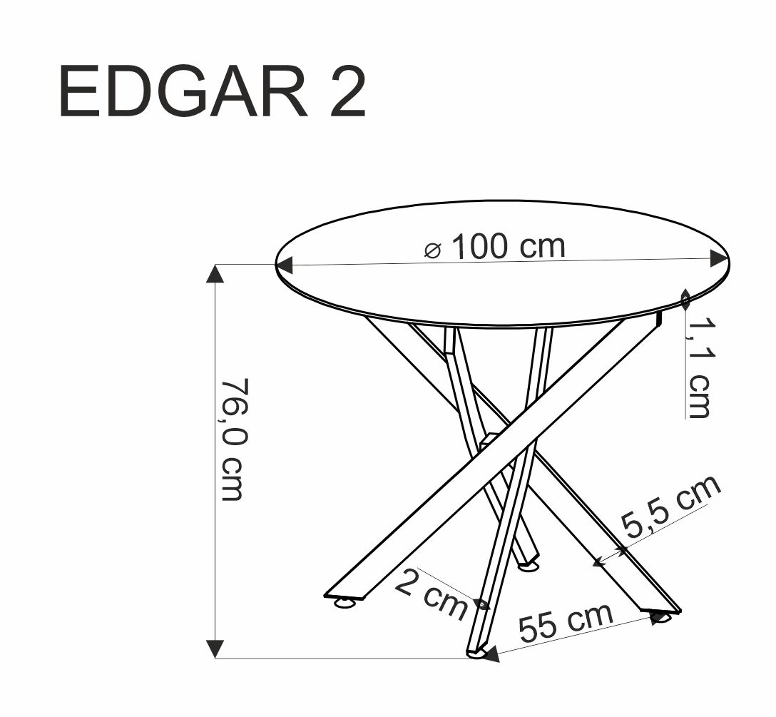Stalas EDGAR 2