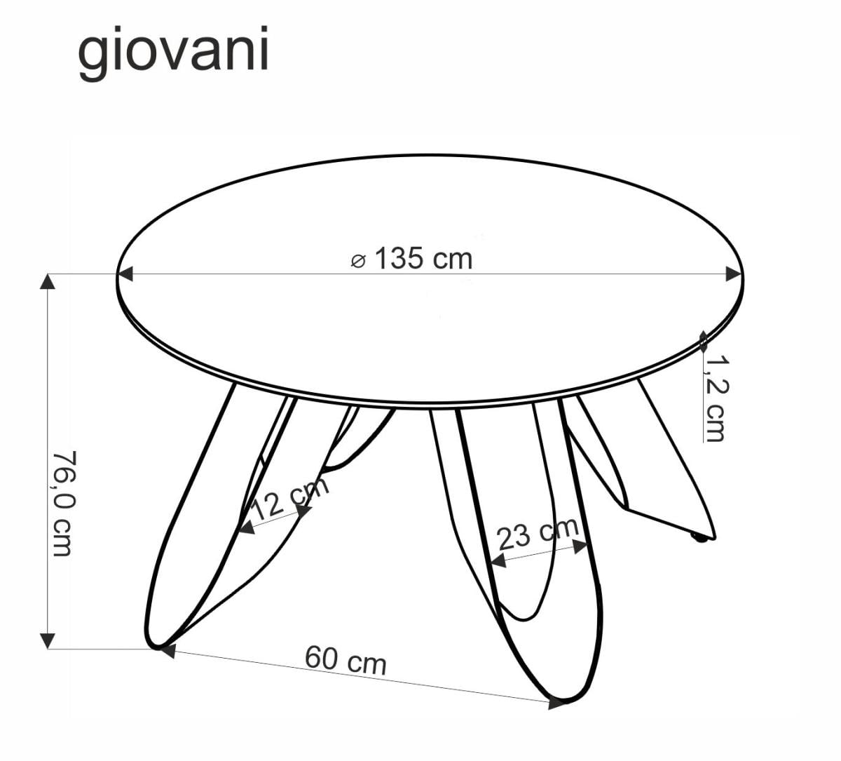 Stalas GIOVANI