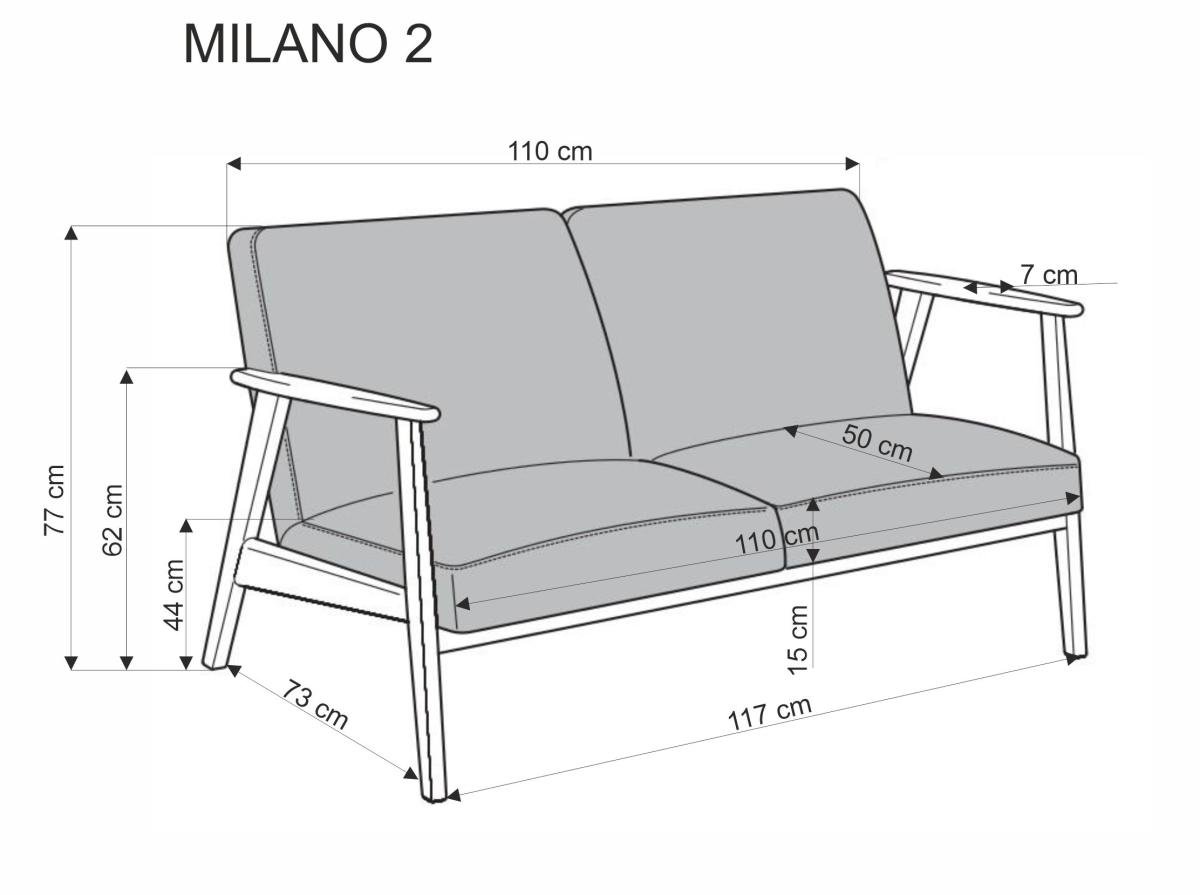 Sofa MILANO 2S