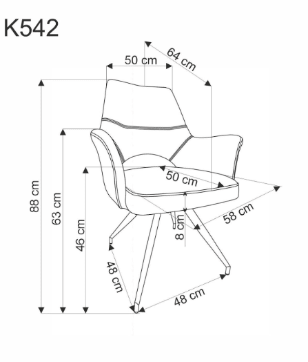 Kėdė K-542