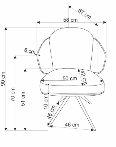 Kėdė K-554