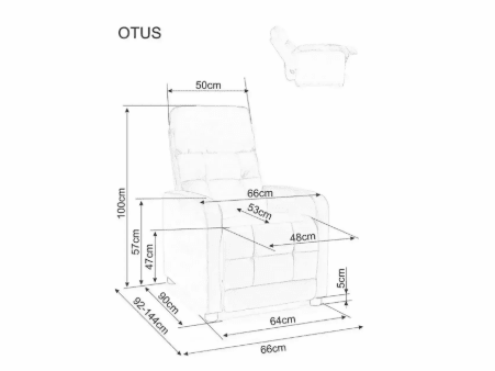 Fotelis OTUS II VELVET