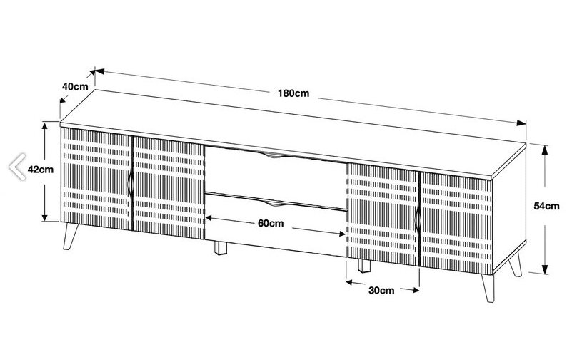 TV staliukas AZZURRO 10