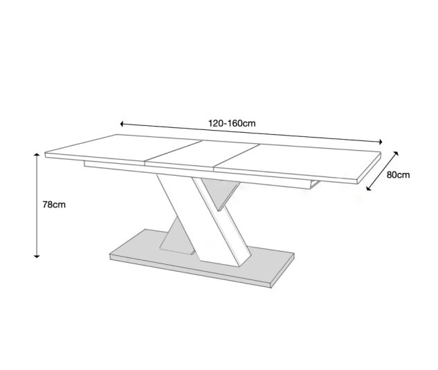 Išskleidžiamas stalas ENZO 01