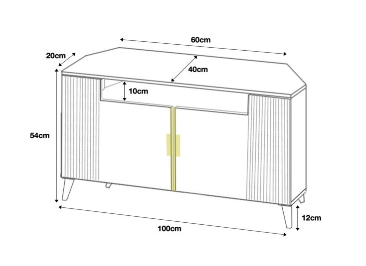 TV staliukas AZZURRO 06 