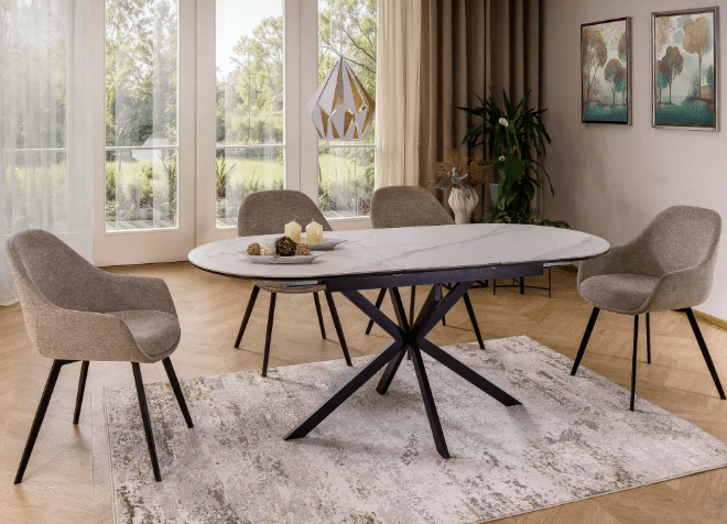 Išskleidžiamas stalas GASTON CERAMIC 140