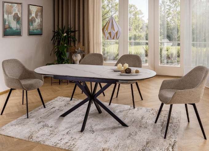 Išskleidžiamas stalas GASTON CERAMIC 100