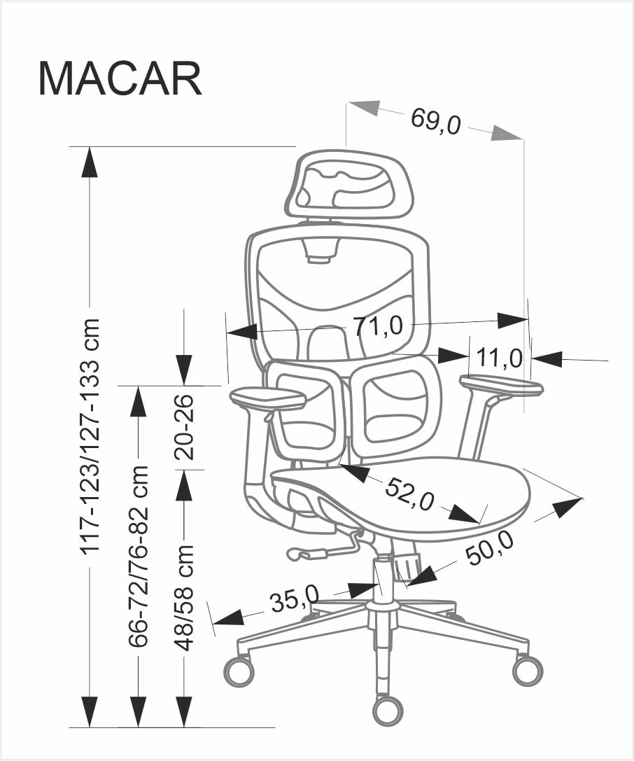 Darbo kėdė MACAR