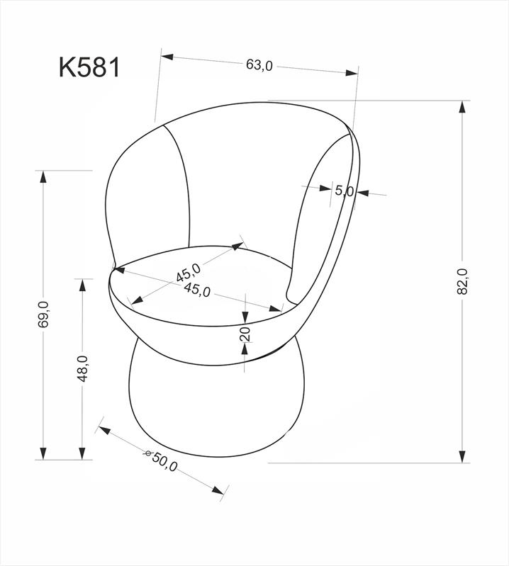 Kėdė K-581