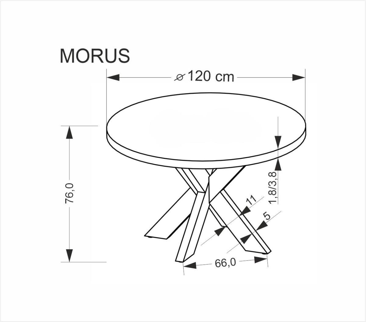 Valgomojo komplektas - Stalas MORUS+ Kėdės K581