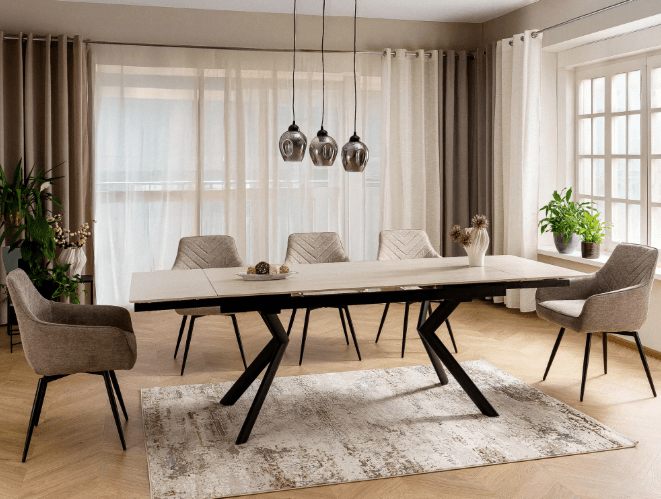 Valgomojo komplektas - Stalas NORTON+ Kėdės SERVIO BREGO