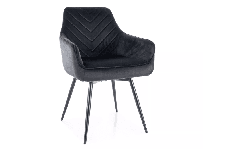 Valgomojo komplektas - Stalas VECTOR CERAMIC+ Kėdės SERVIO VELVET