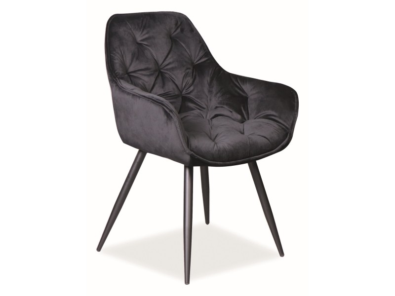 Valgomojo komplektas - Stalas ARMANI CERAMIC + Kėdės CHERRY VELVET