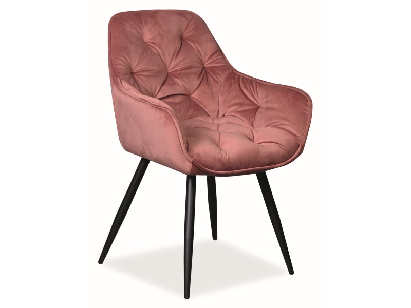 Valgomojo komplektas - Stalas ARMANI CERAMIC + Kėdės CHERRY VELVET