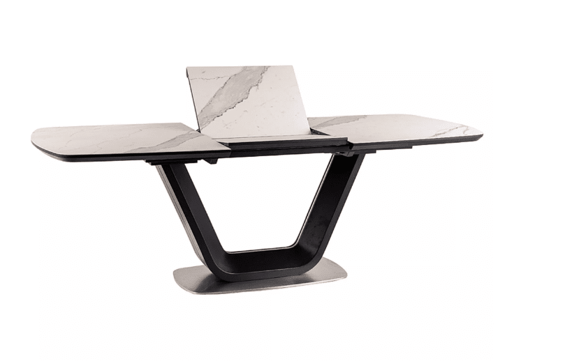 Valgomojo komplektas - Stalas ARMANI CERAMIC + Kėdės CHERRY VELVET