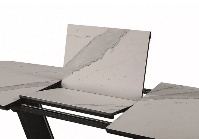 Valgomojo komplektas - Stalas ARMANI CERAMIC + Kėdės CHERRY VELVET