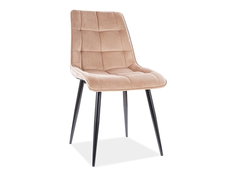 Valgomojo komplektas - Stalas LEONARDO + Kėdės CHIC VELVET