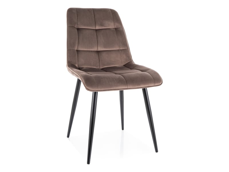 Valgomojo komplektas - Stalas LEONARDO + Kėdės CHIC VELVET