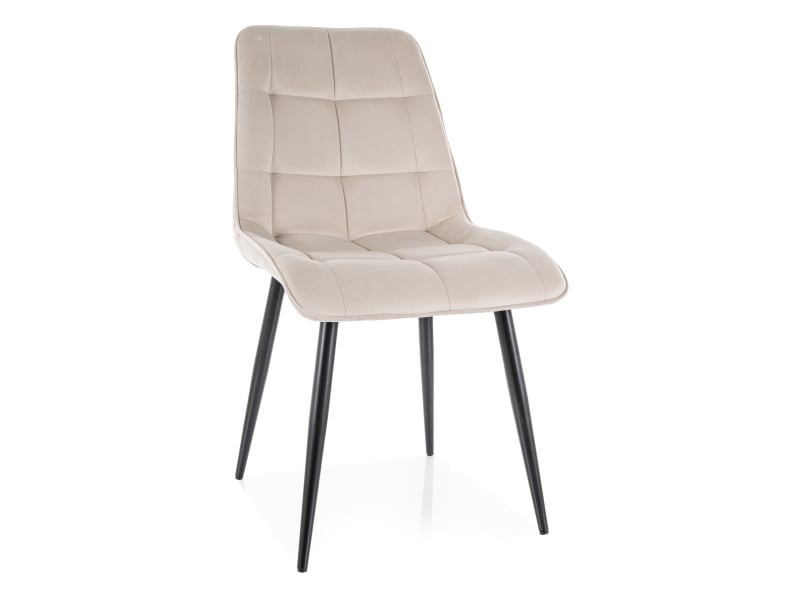 Valgomojo komplektas - Stalas LEONARDO + Kėdės CHIC VELVET