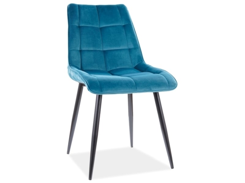 Valgomojo komplektas - Stalas LEONARDO + Kėdės CHIC VELVET