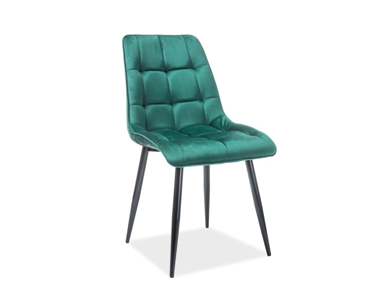 Valgomojo komplektas - Stalas LEONARDO + Kėdės CHIC VELVET