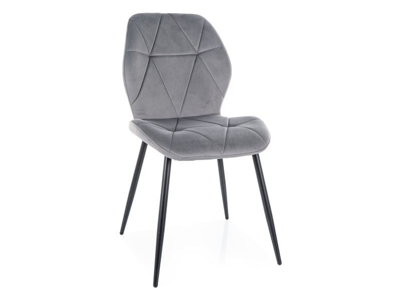 Valgomojo komplektas - Stalas CITY + Kėdės RICK VELVET