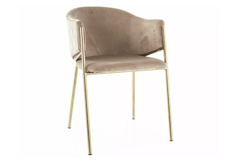 Valgomojo komplektas - Stalas AZALIA CERAMIC+ Kėdės BONO VELVET