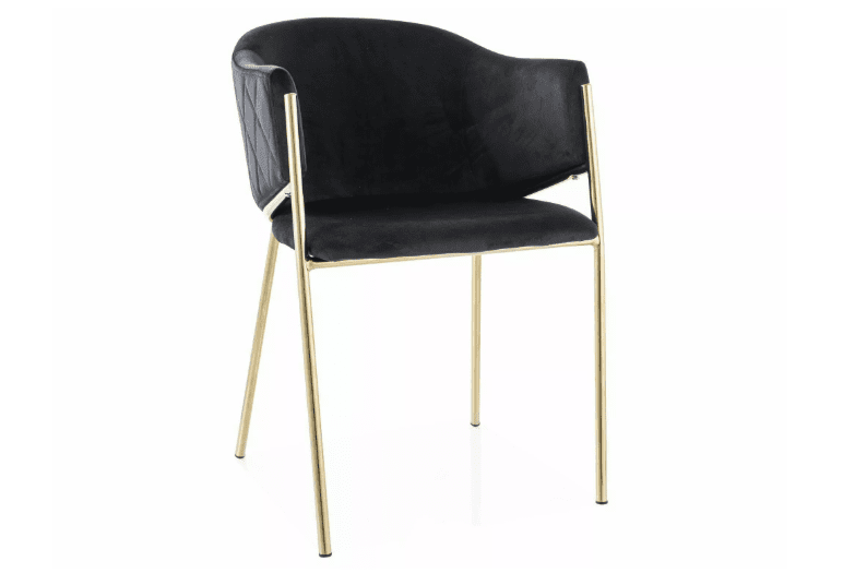 Valgomojo komplektas - Stalas AZALIA CERAMIC+ Kėdės BONO VELVET