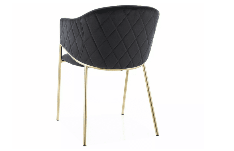 Valgomojo komplektas - Stalas AZALIA CERAMIC+ Kėdės BONO VELVET