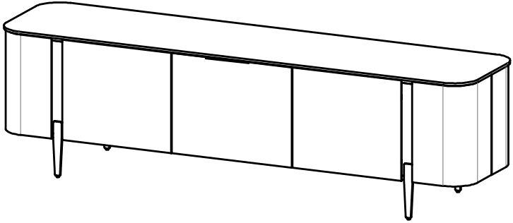 TV staliukas LEO LE-RTV/D