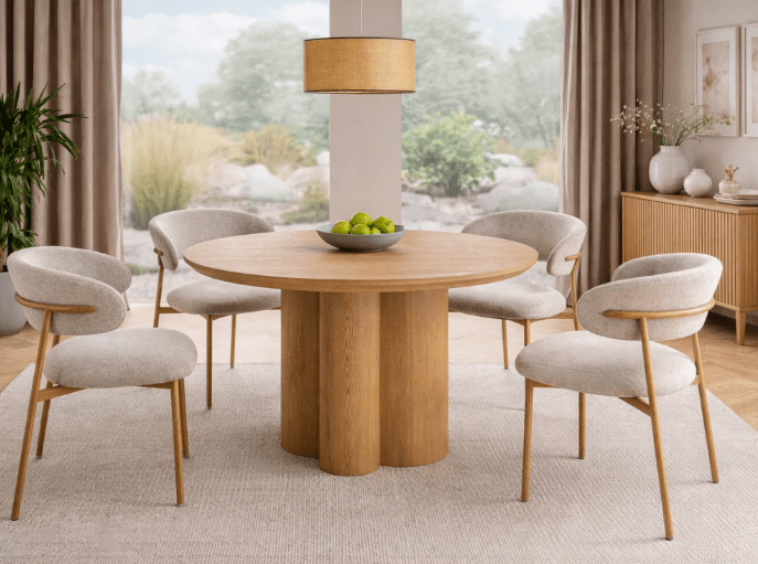 Stalas ROSALIA 120 ąžuolas