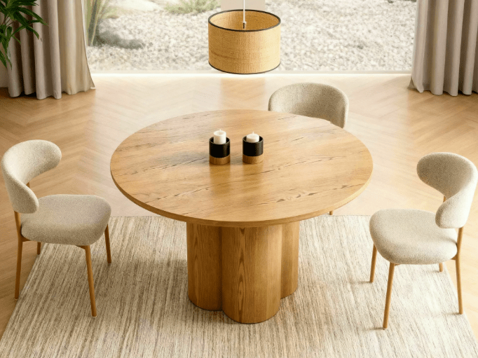 Stalas ROSALIA 120 ąžuolas