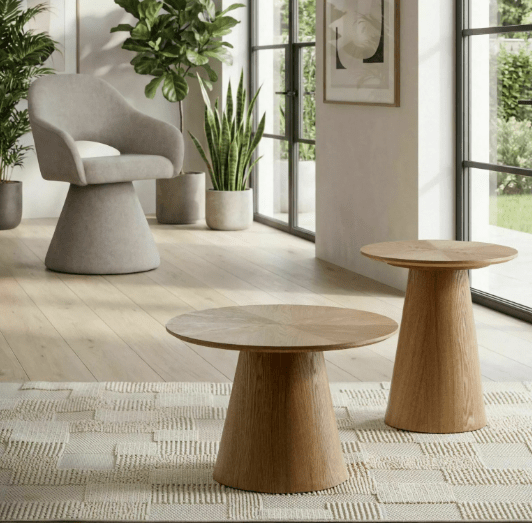 Žurnalinis staliukas ANGEL 45X50 ąžuolas