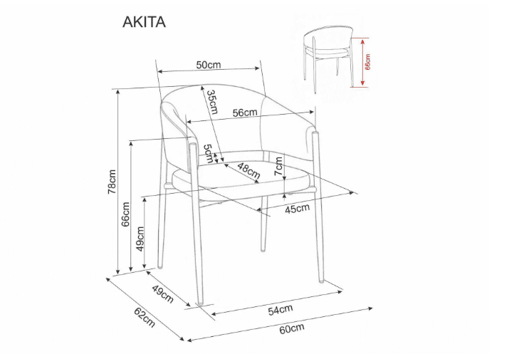Kėdė AKITA